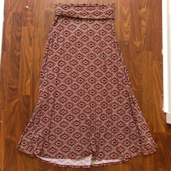 LuLaRoe Dresses & Skirts - LuLaRoe Ikat Pattern Maxi Skirt